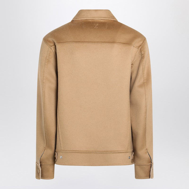 Ami Paris Beige wool trucker jacket - 2