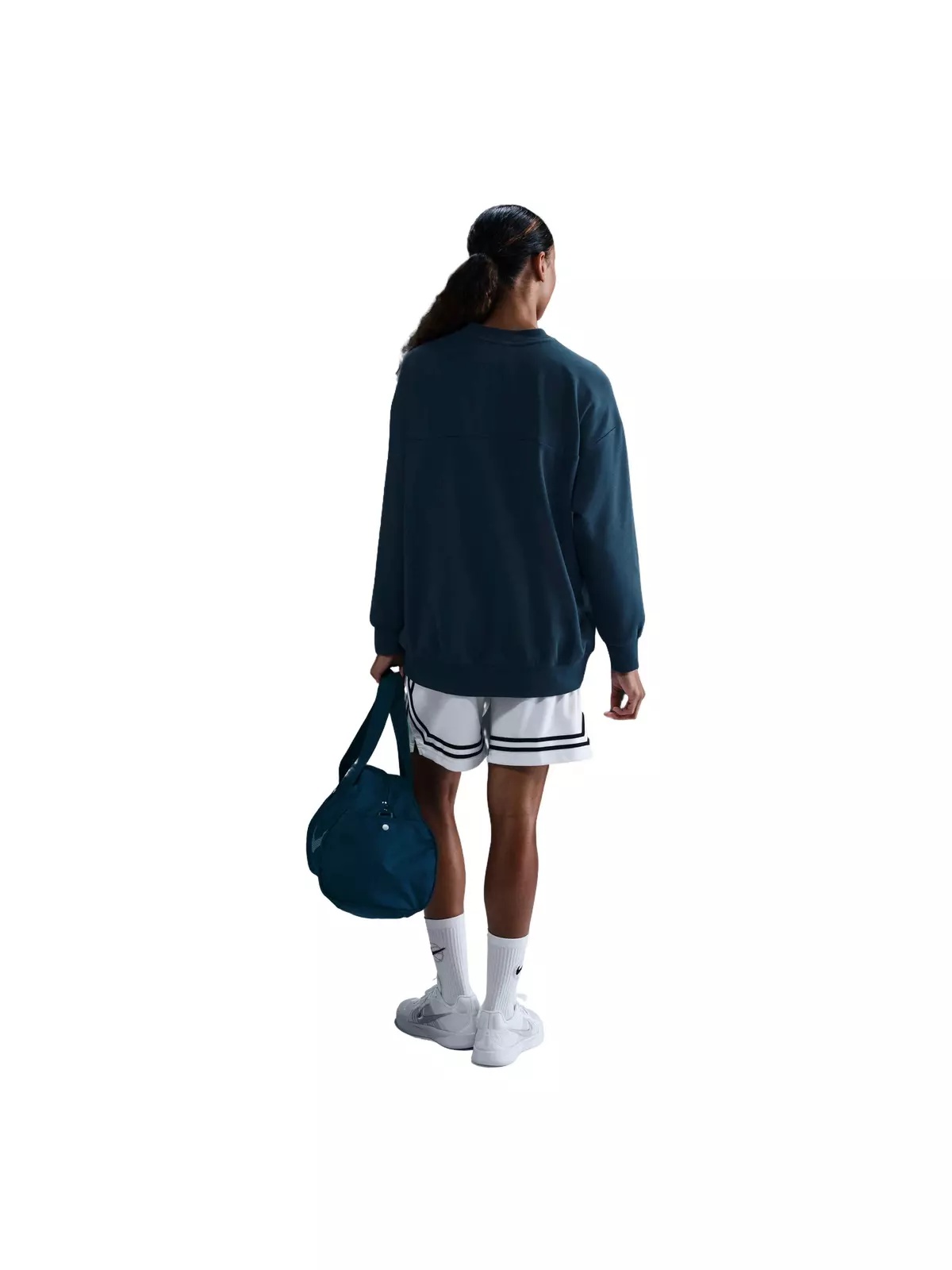 Women's Swoosh Fly SSNL Dri-FIT Oversized French Terry Basketball Sweatshirt -Navy - 5