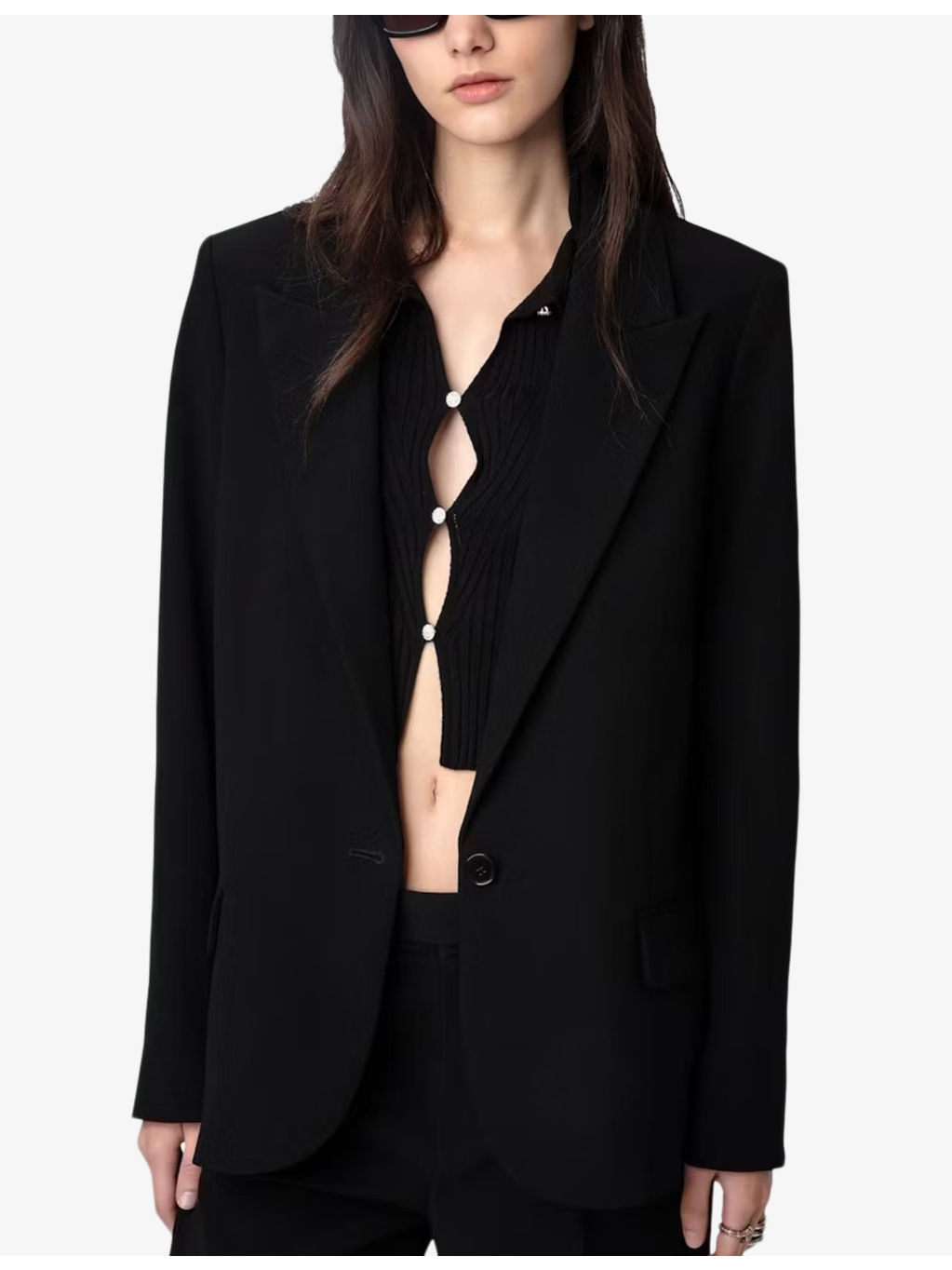 Voyage single-breasted woven jacket - 5