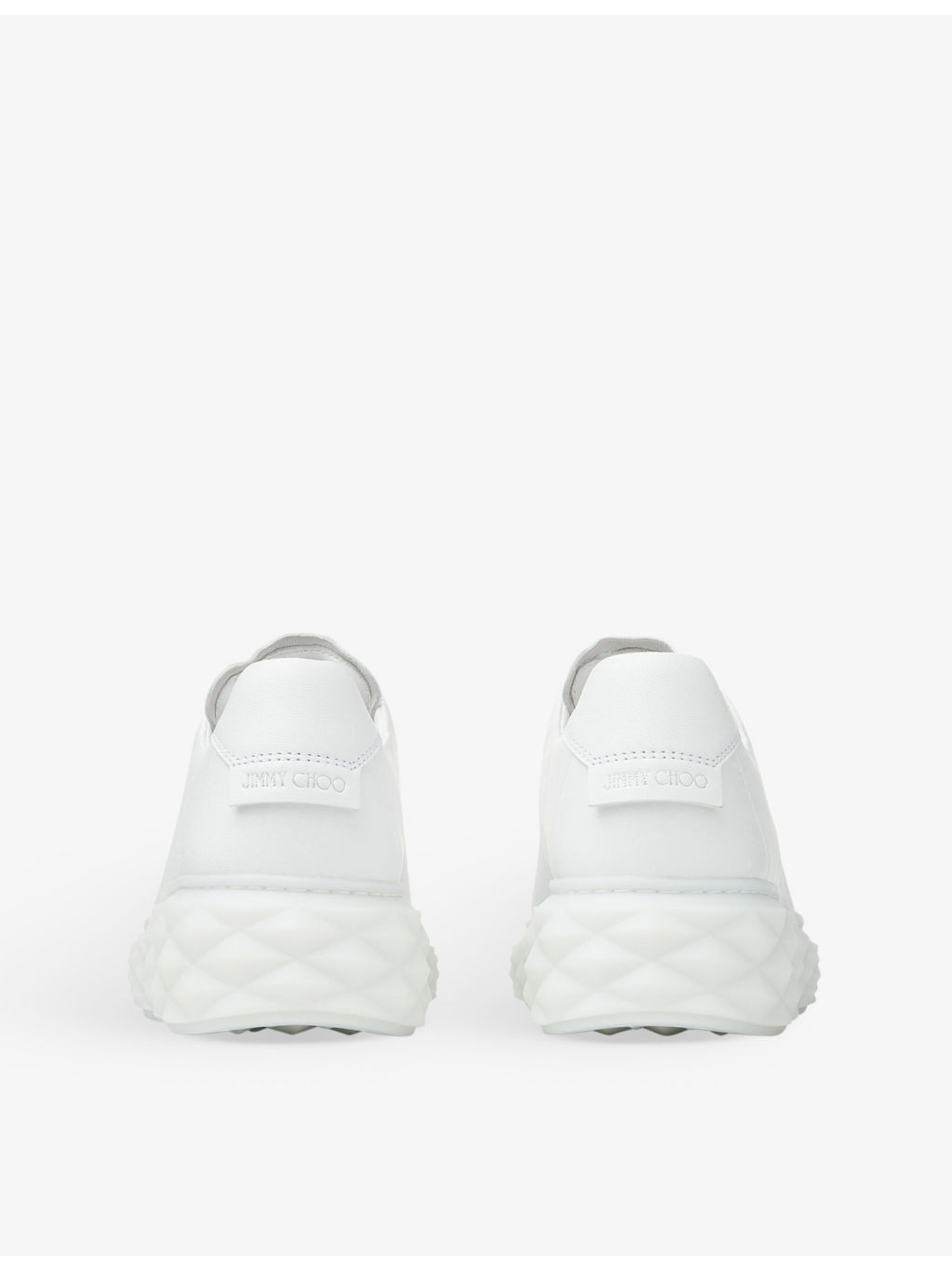 Diamond Light Maxi branded leather low-top trainers - 5