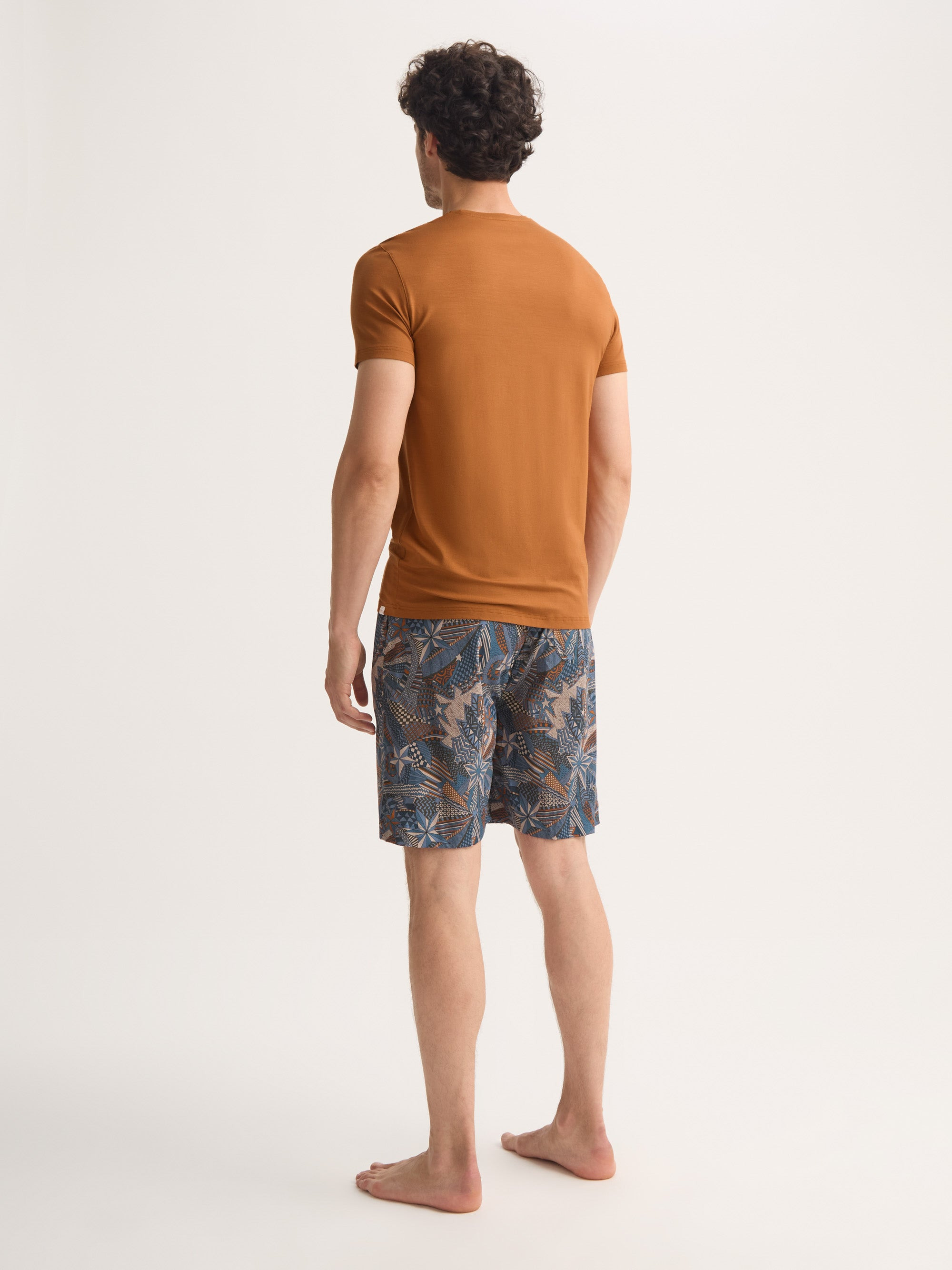 Men's T-Shirt Basel Micro Modal Stretch Ginger - 4