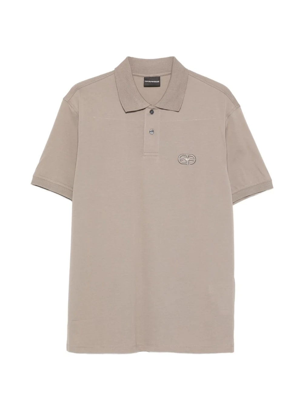 logo-embroidered polo shirt - 1