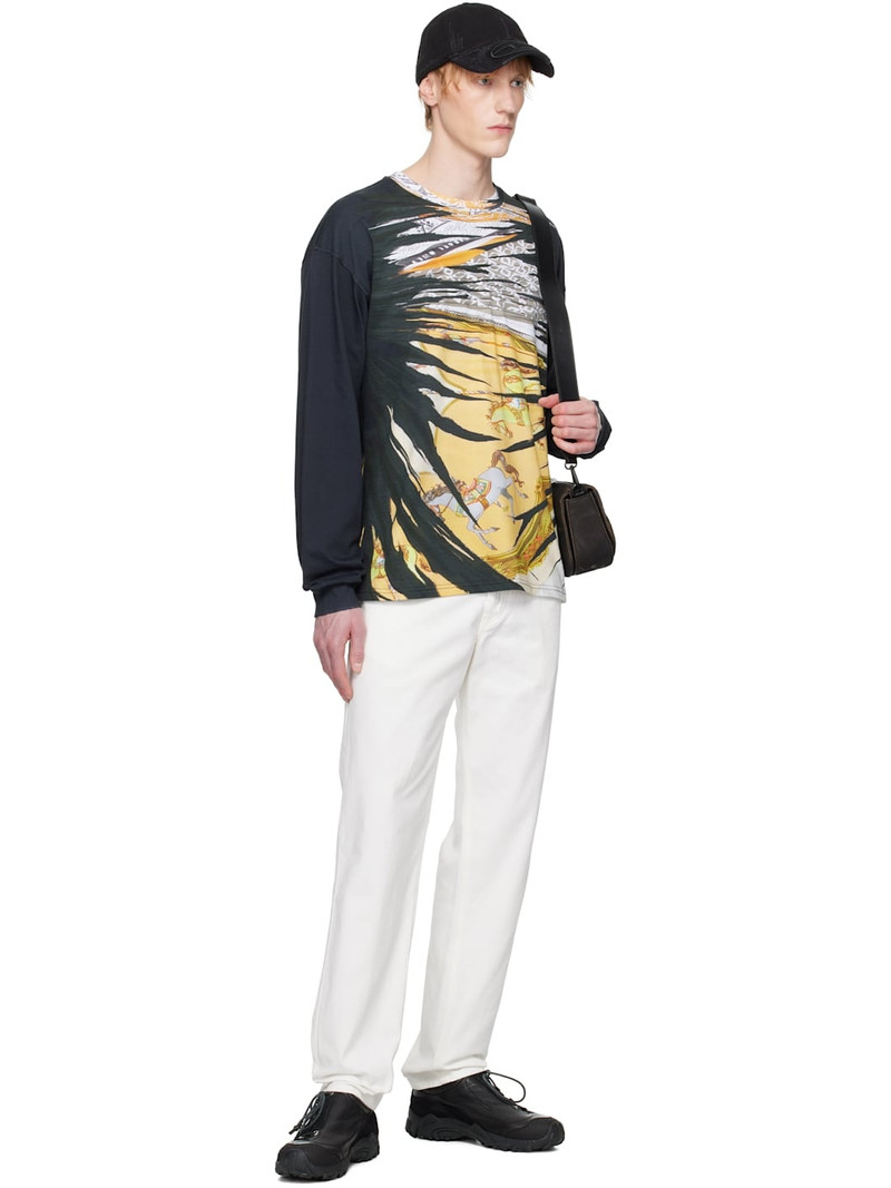 Diesel Black & Yellow T-Boxt-Ls-R2 T-shirt outlook