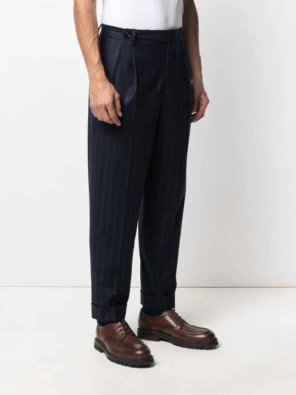 straight-leg tailored trousers - 3