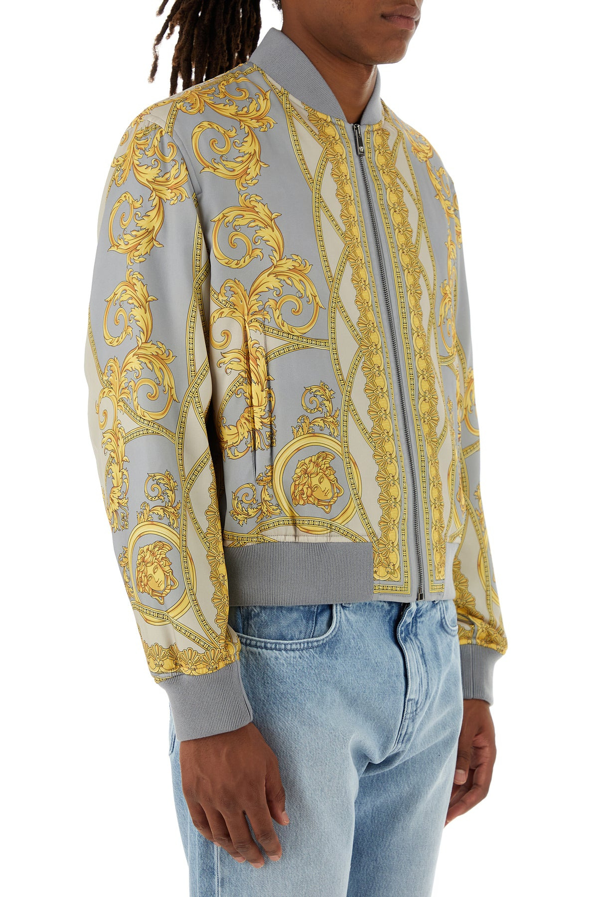 Printed polyester bomber jacket - 3