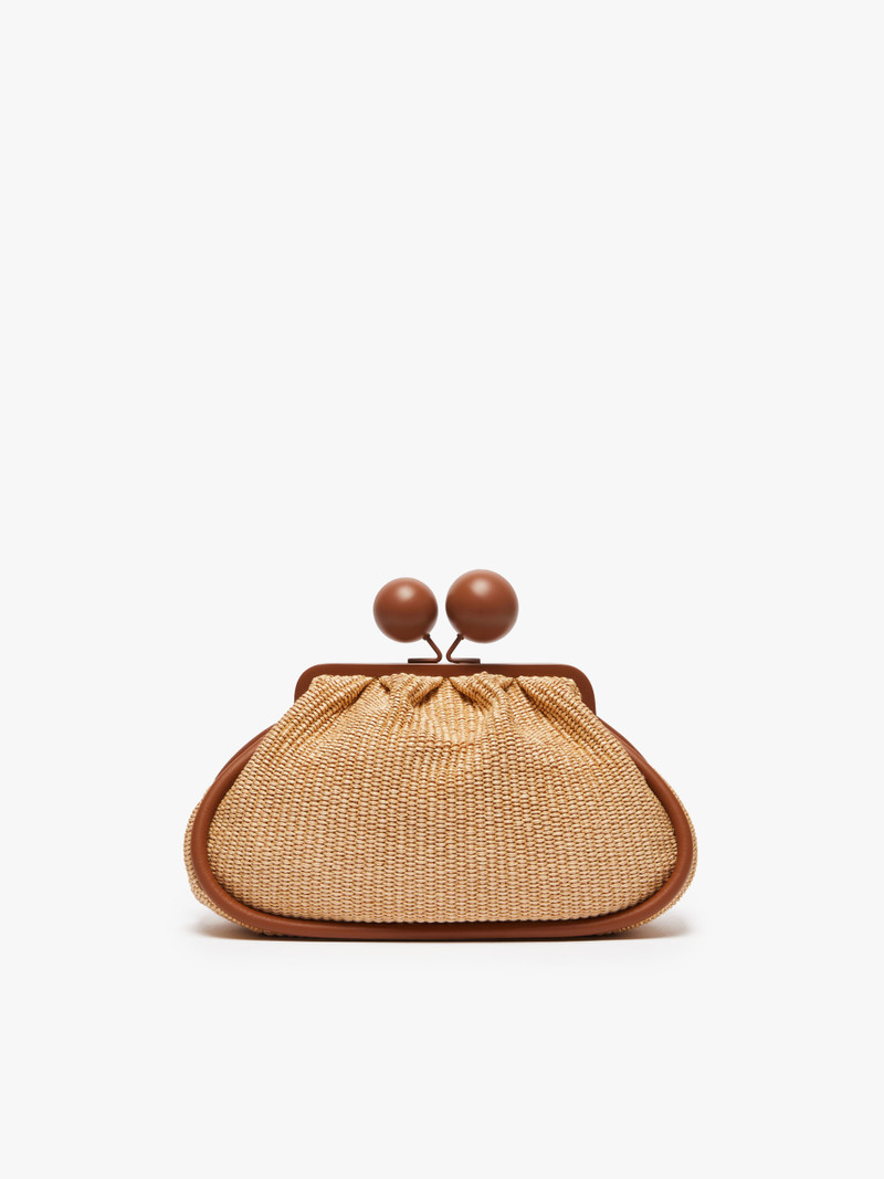 EFEBO Large raffia-look Pasticcino Bag 3