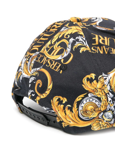 VERSACE JEANS COUTURE Logo Baroque-print baseball cap outlook