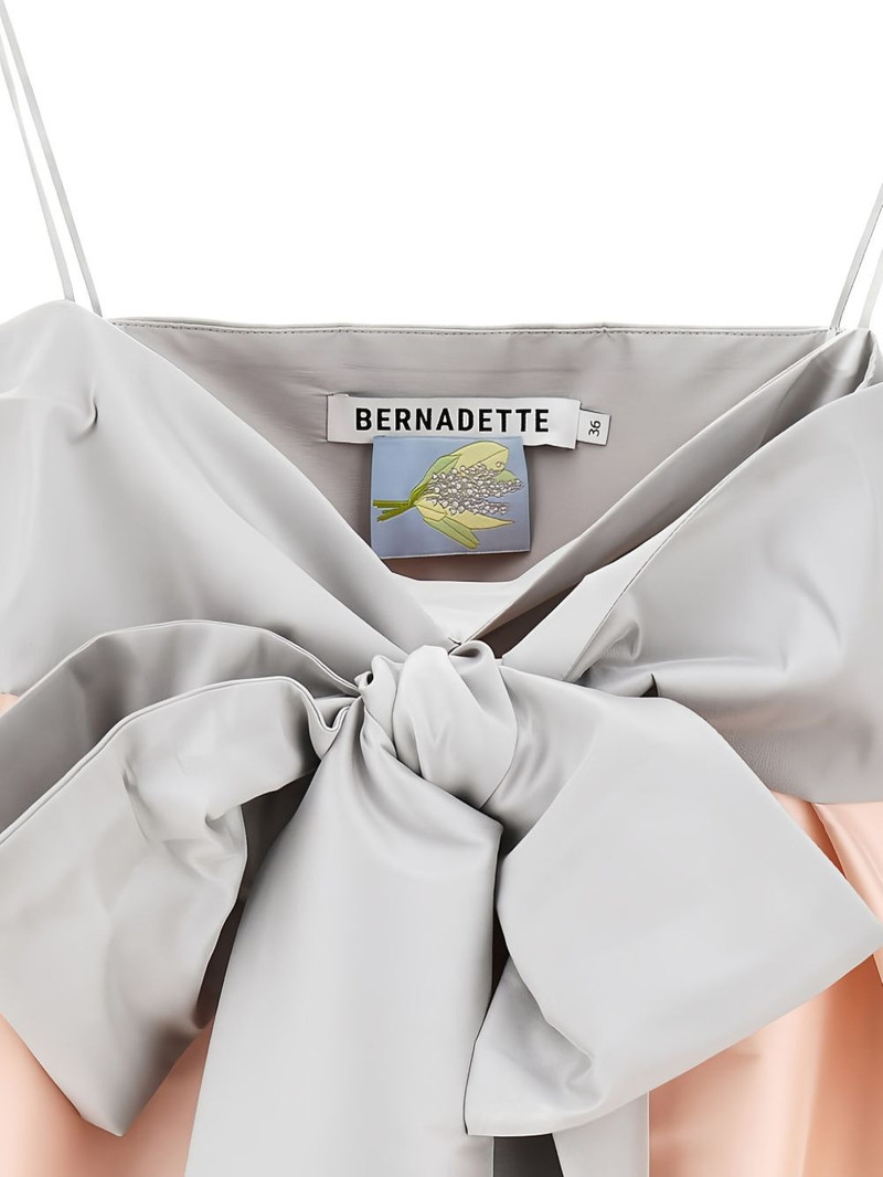 BERNADETTE bow-detail dress outlook