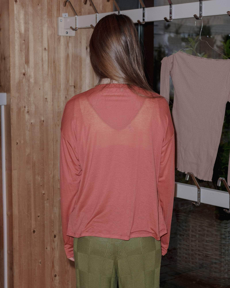 BASERANGE Loose Long Sleeve Tee - Bamboo Lyocell outlook