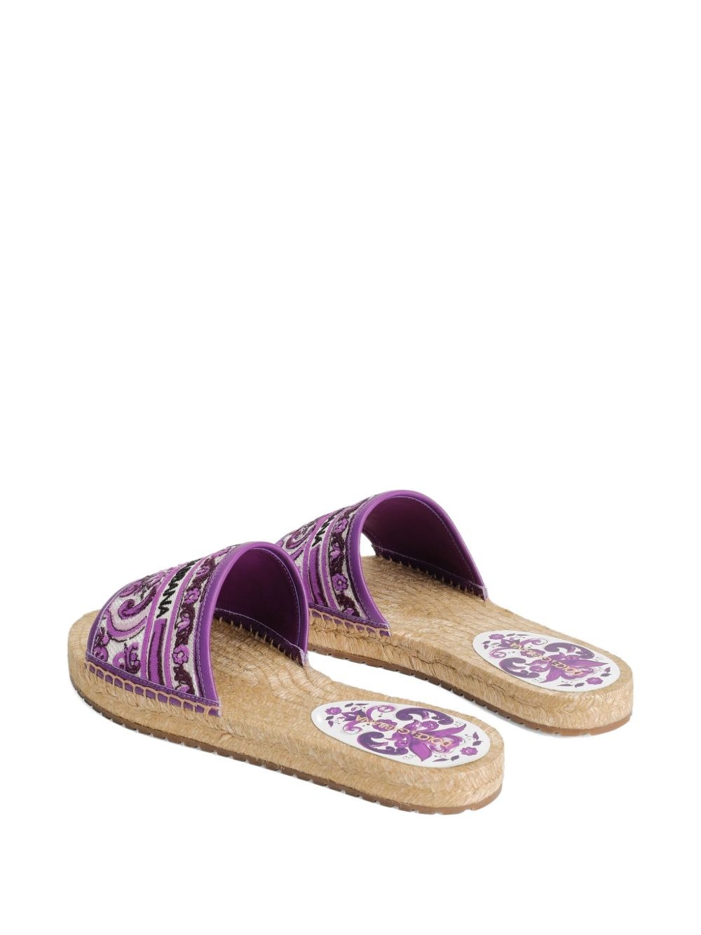 Maiolica-print espadrilles - 3