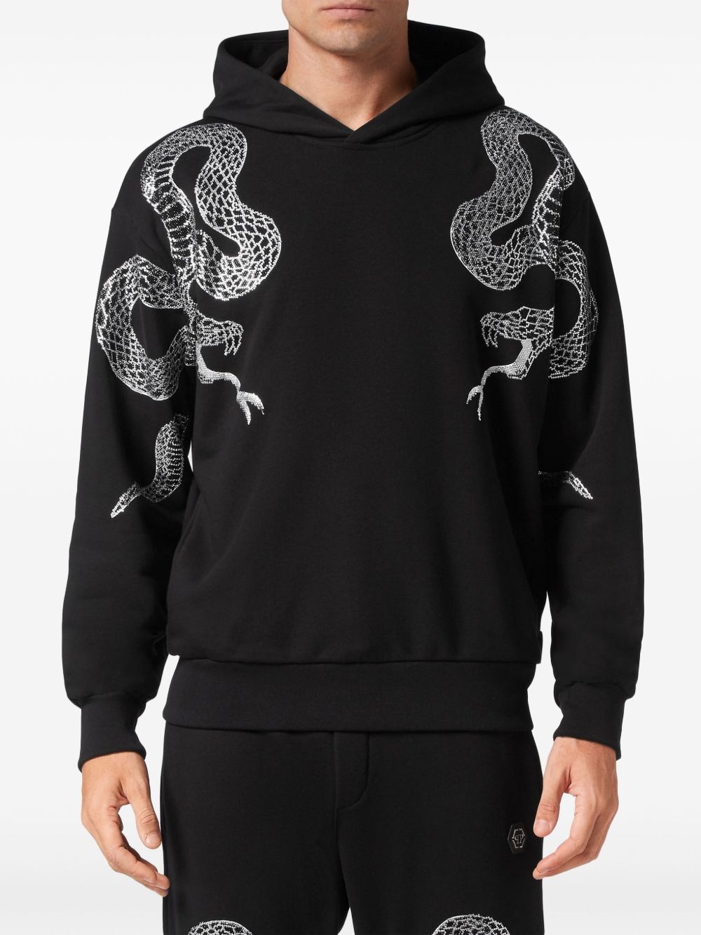 crystal-snake hoodie - 3