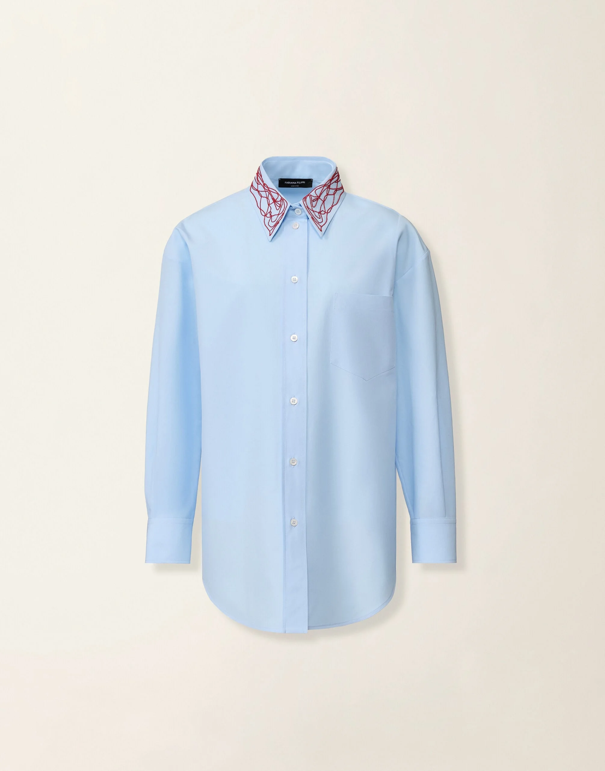 Boyfriend poplin shirt - 1