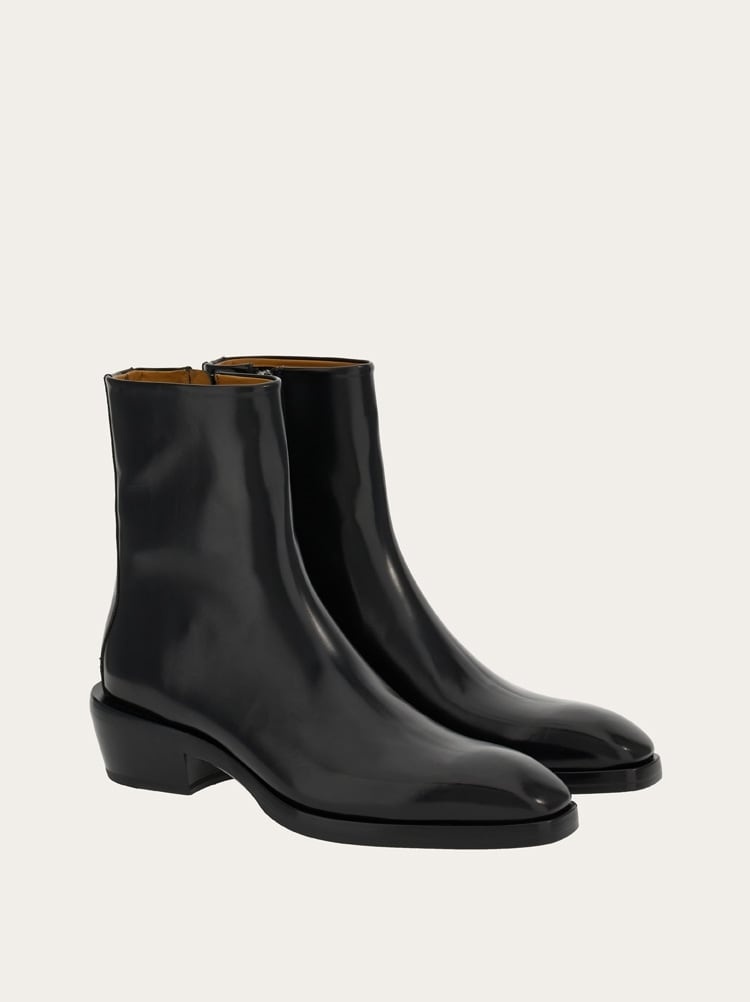 SQUARED TOE ANKLE BOOT - 4