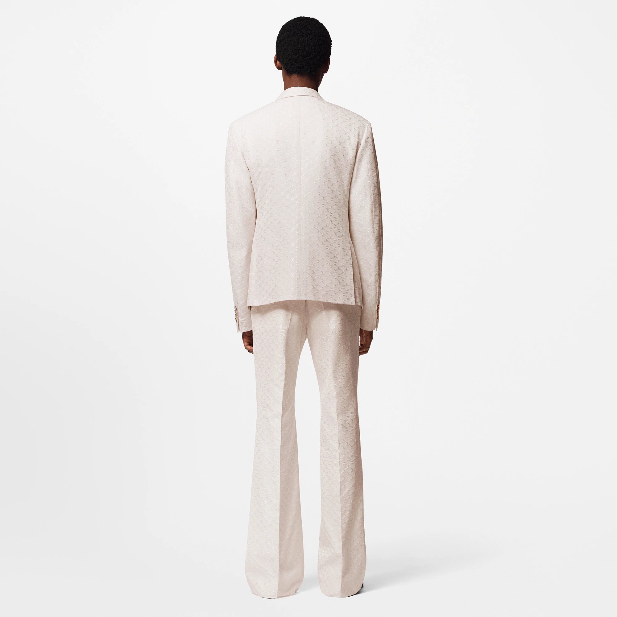Double-Breasted Silk And Cotton Blend Tailored Jacket - 3