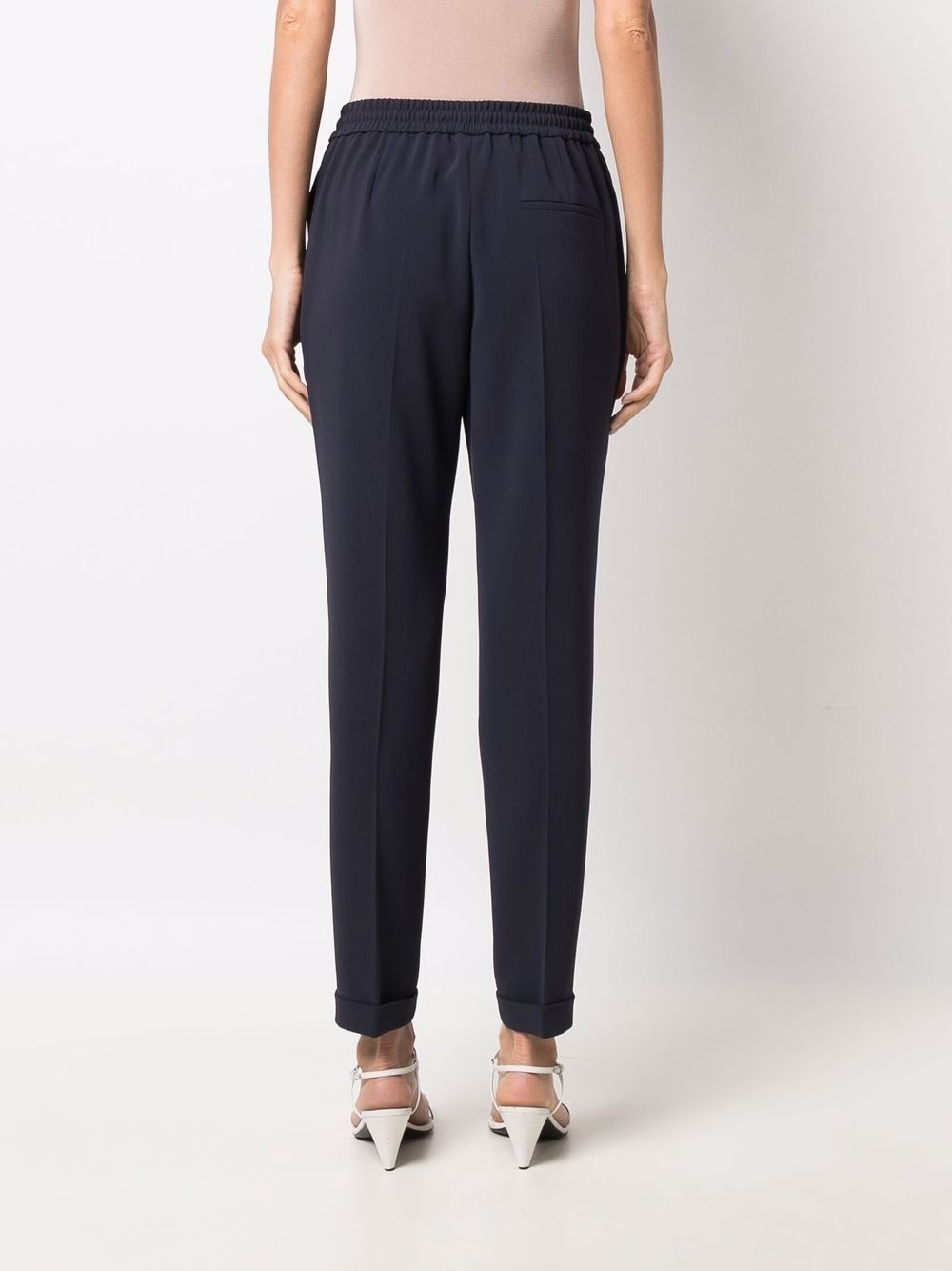 drawstring tapered trousers - 4