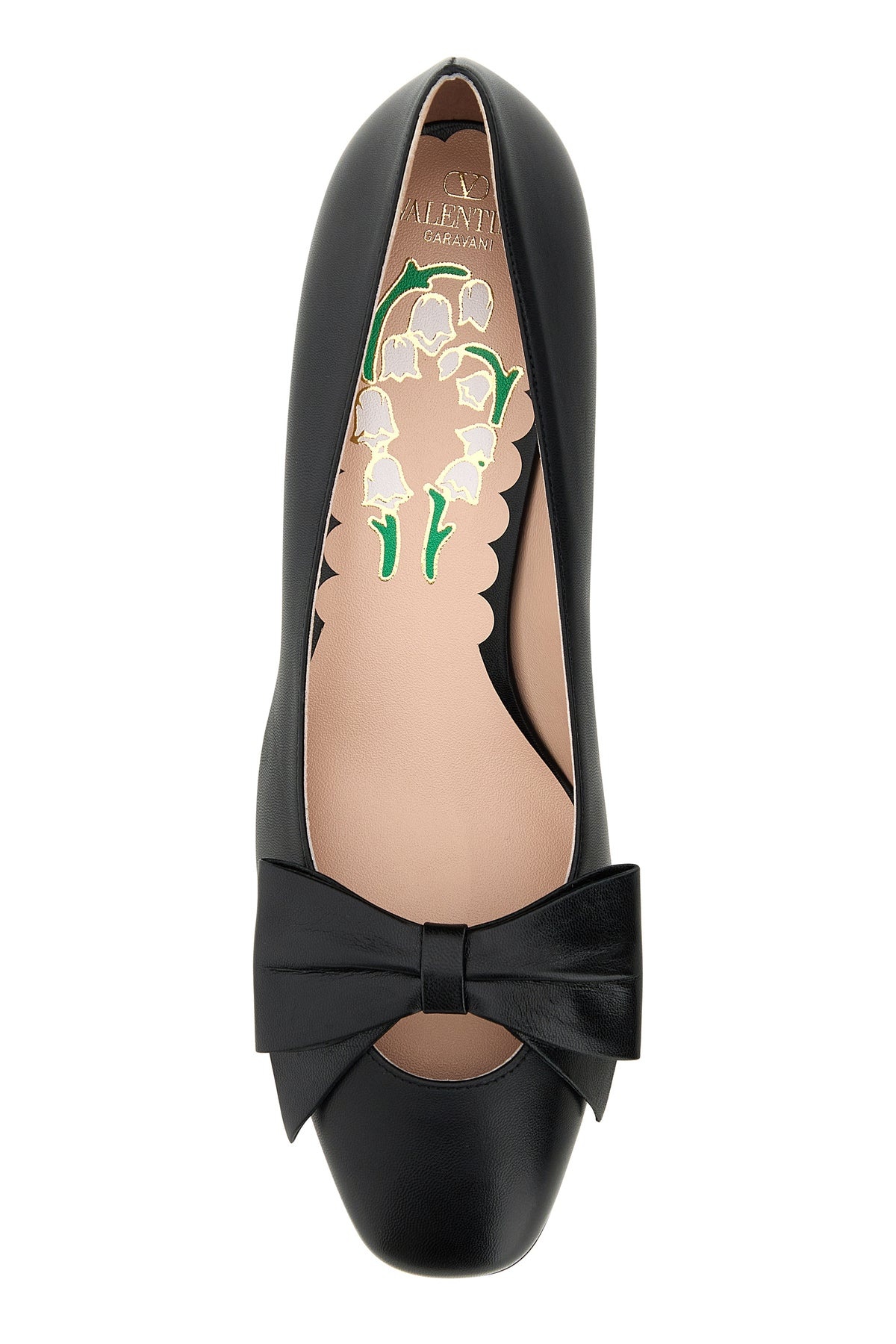 Black leather Bowow pumps - 4