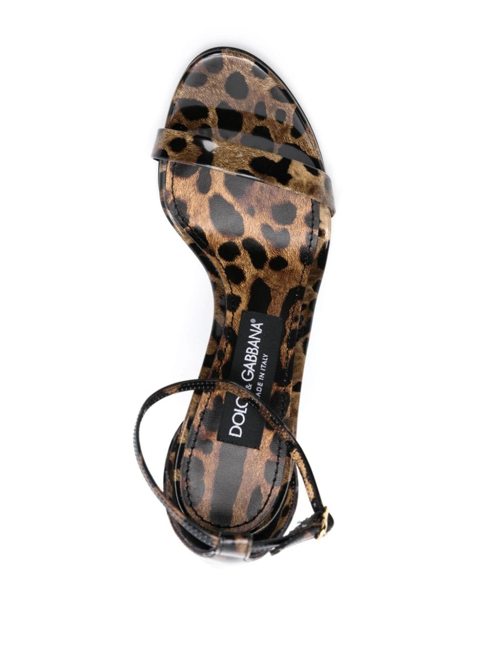 110mm leopard-print sandals - 4