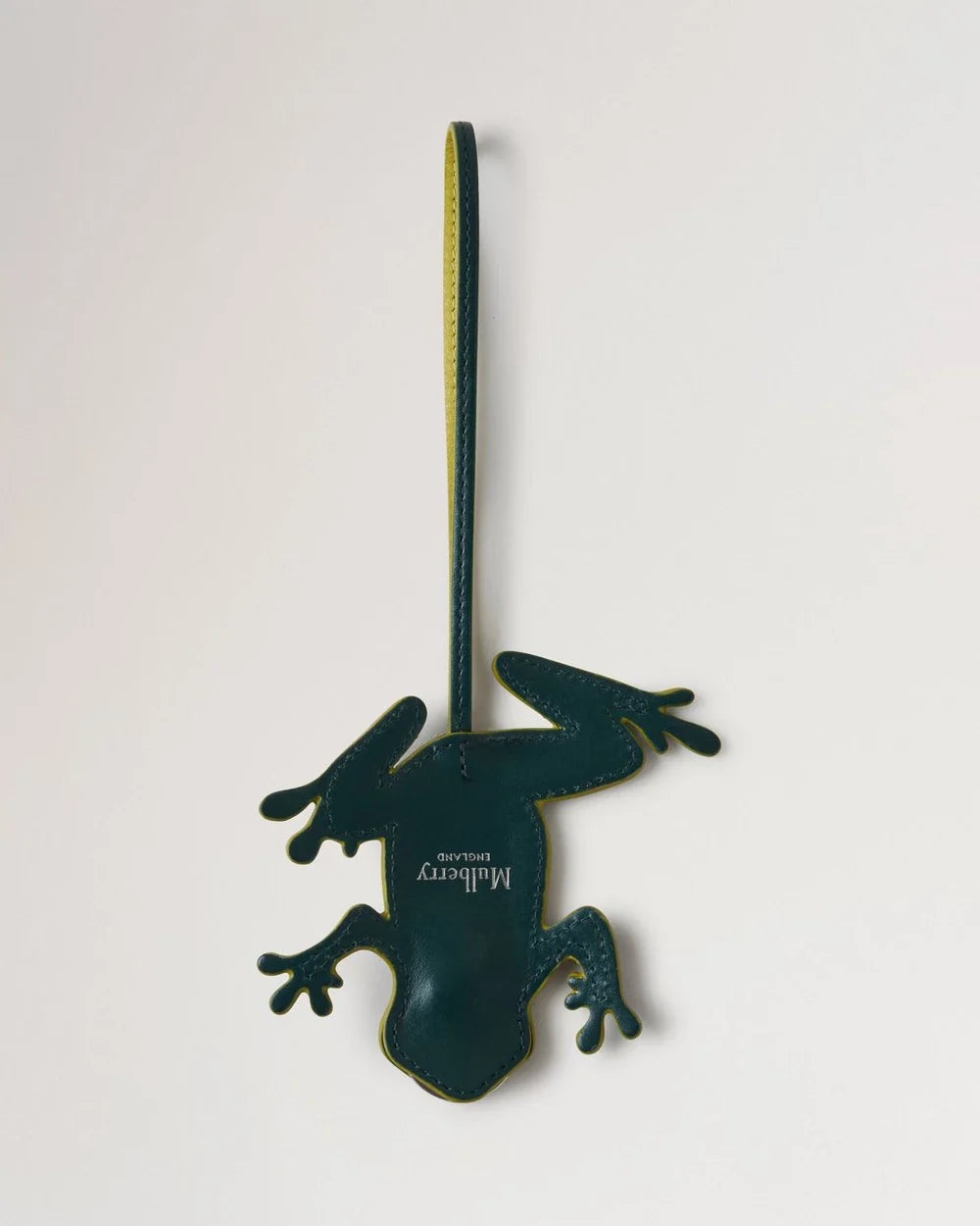 Frog Keyring Mulberry Green Silky Calf - 2