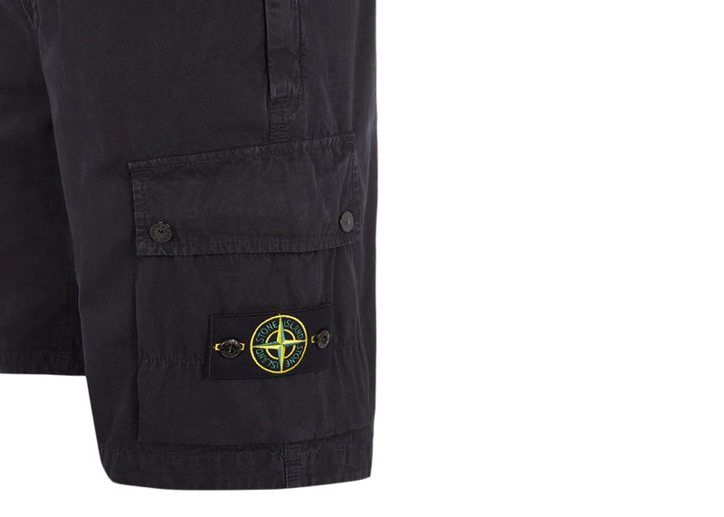 Stone Island Stone Island Slim Fit Cargo Bermuda Shorts Navy Blue outlook