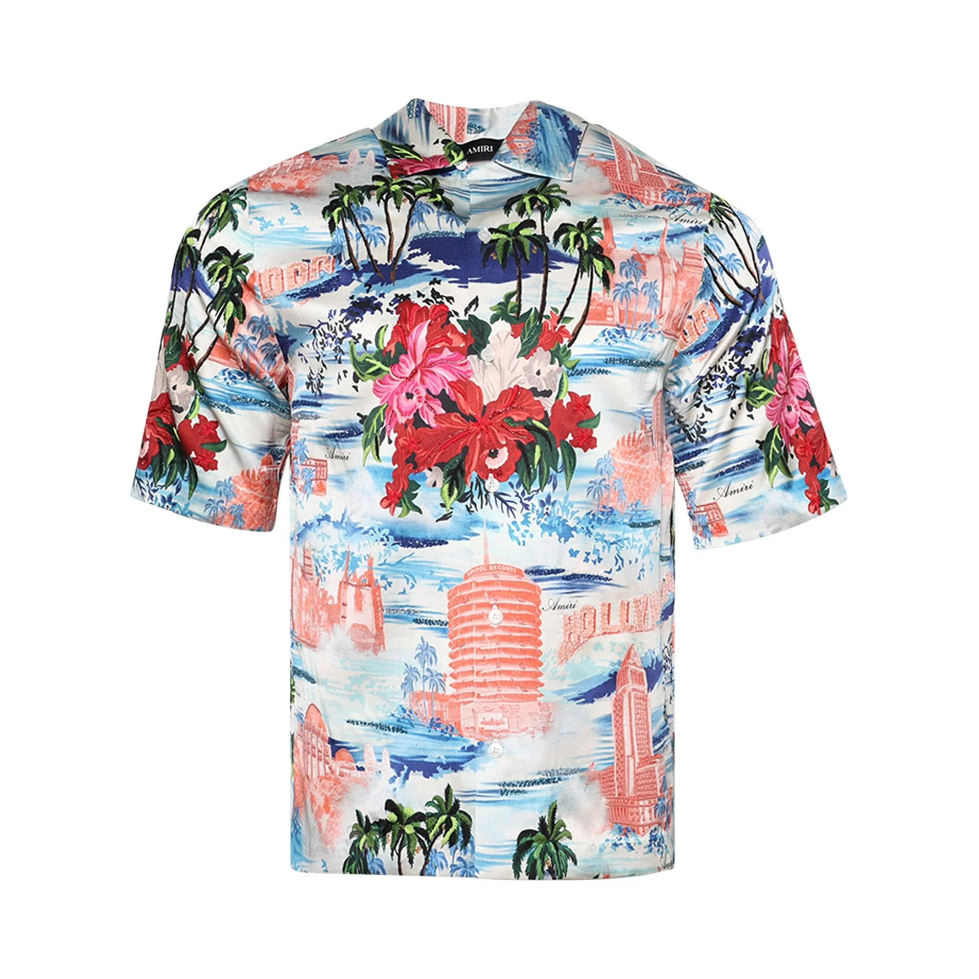 Amiri Cityscape Embellished Shirt 'Multicolor' - 1