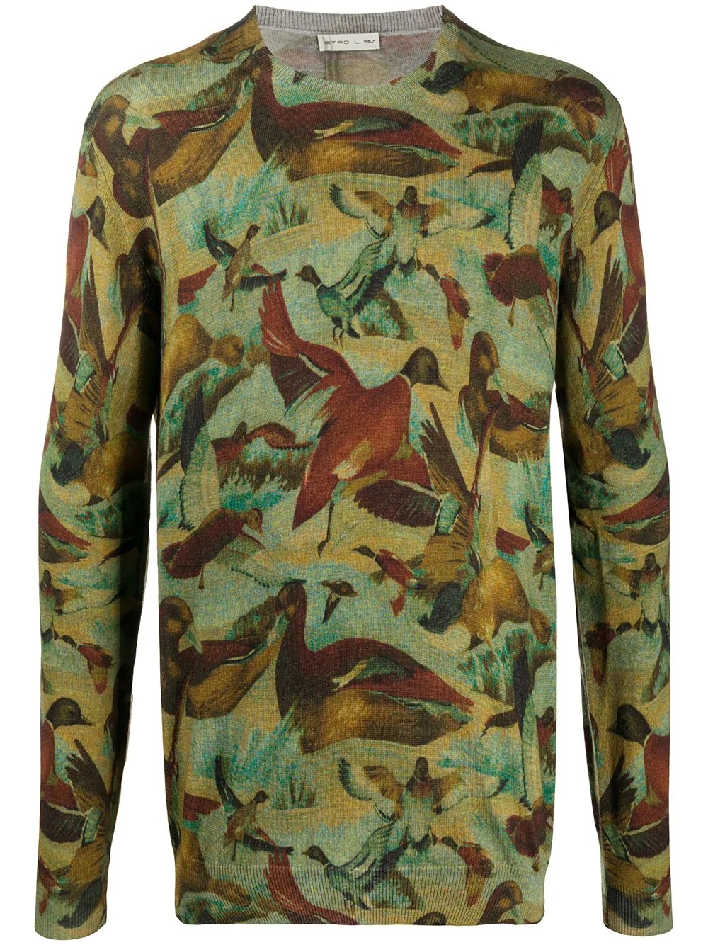 duck-print sweatshirt - 1