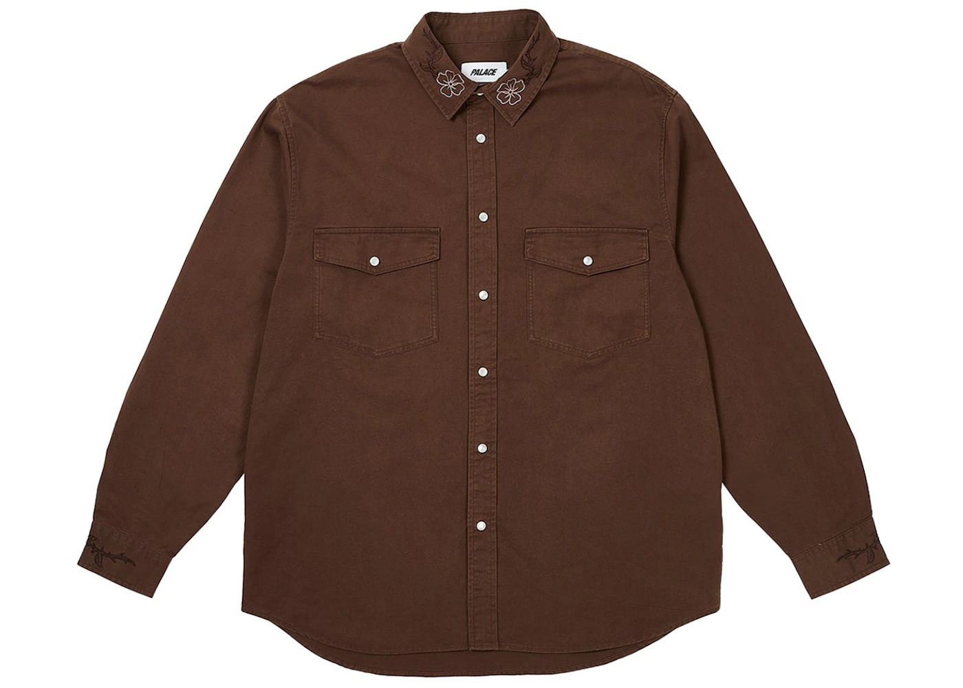 Palace Flexus Shirt Nice Brown - 2