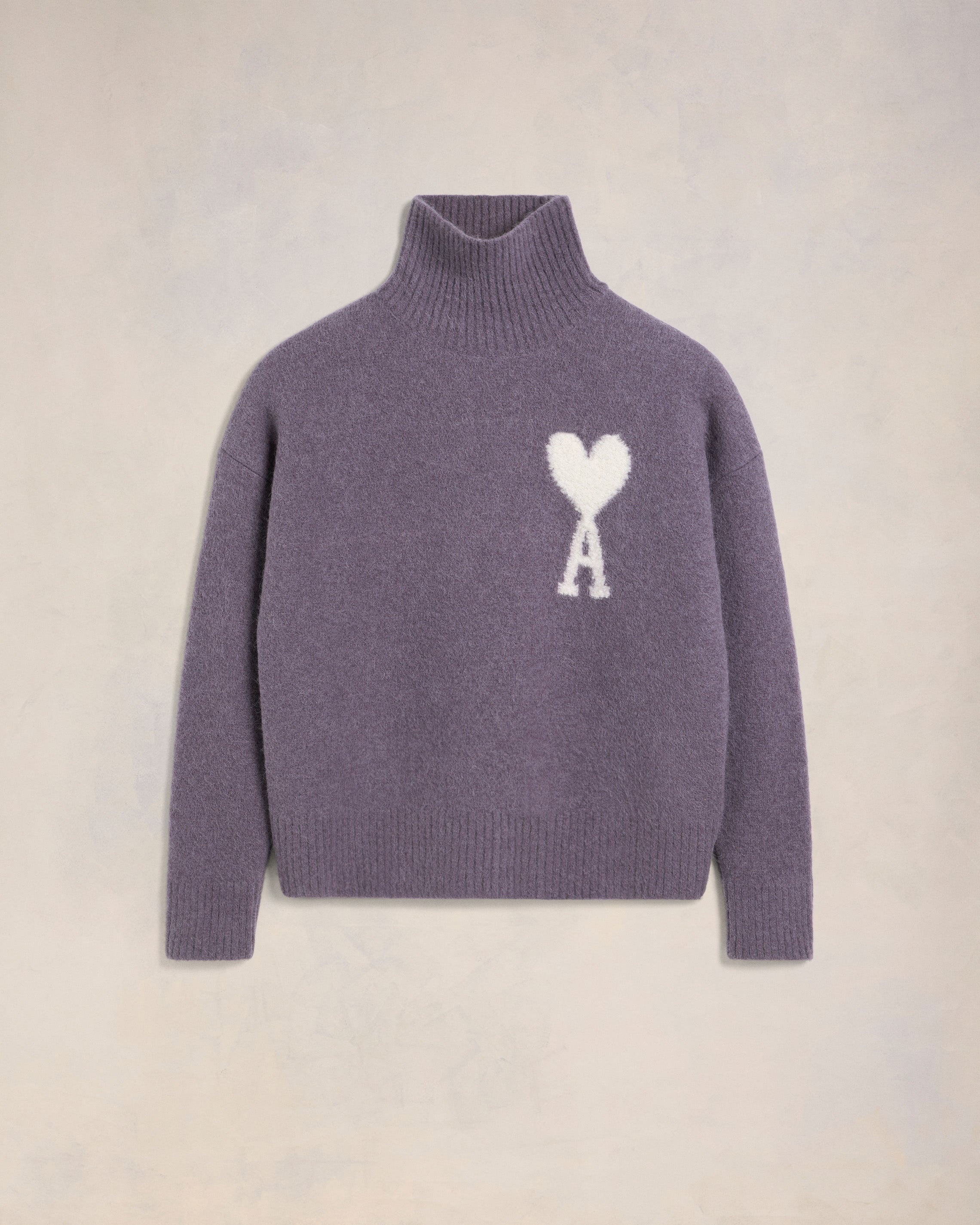 OFF-WHITE AMI DE COEUR FUNNEL NECK SWEATER - 1