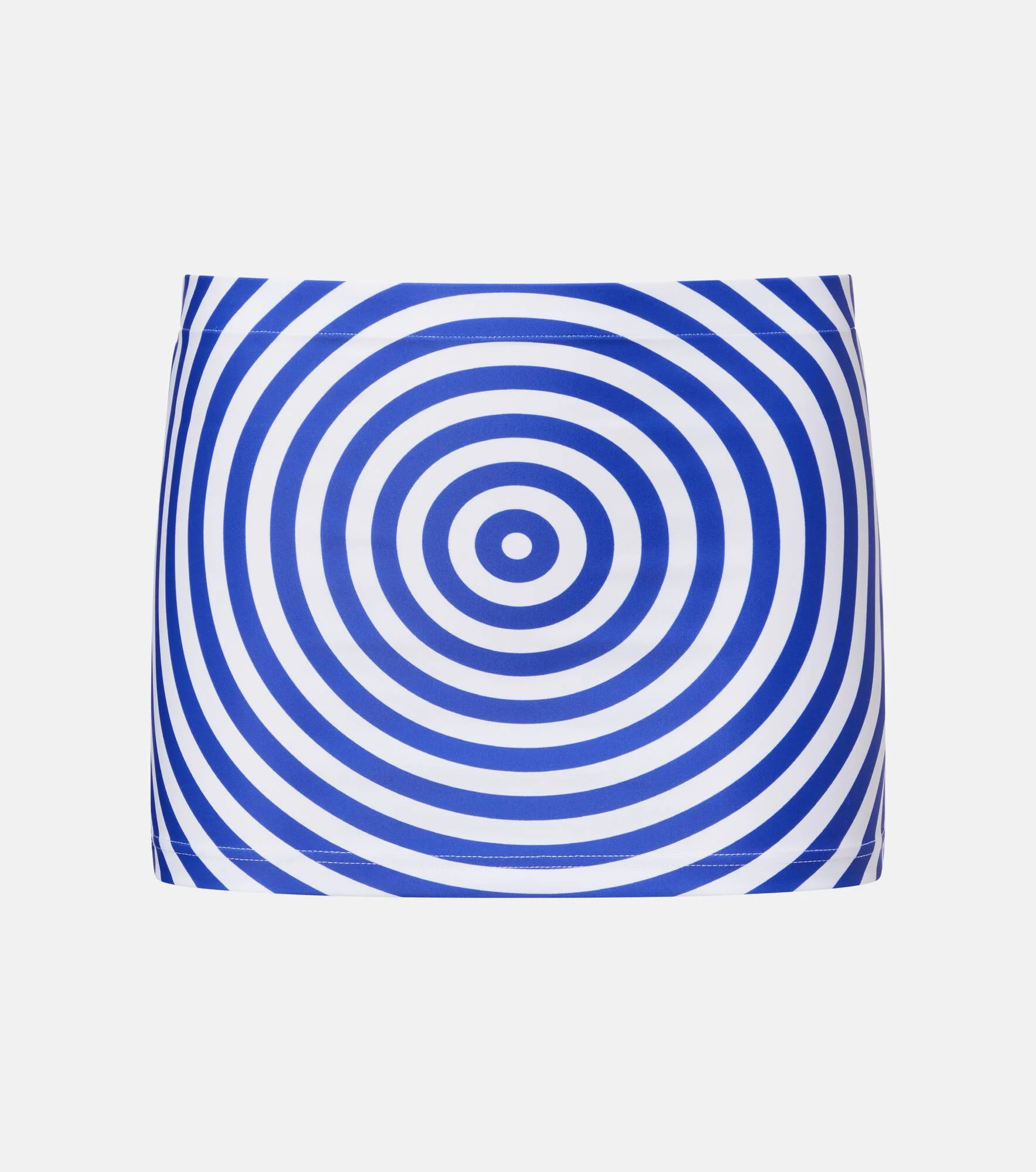 Printed jersey miniskirt - 1