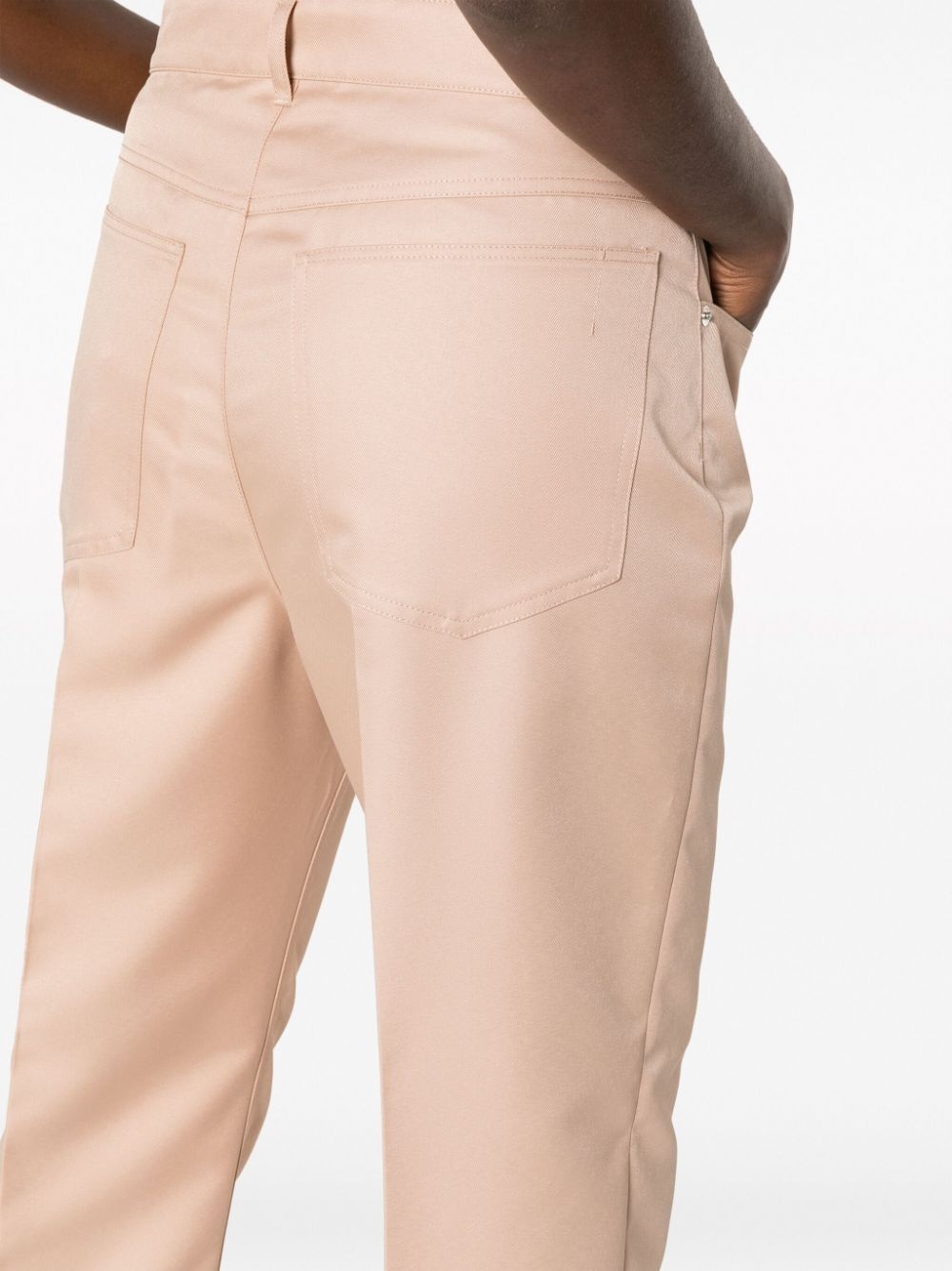 high-waisted straight-leg trousers - 5