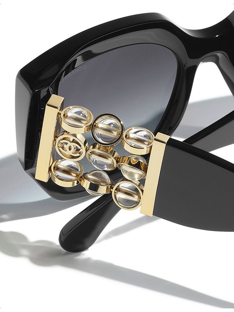 CHANEL CH5545 Cat Eye-Frame Acetate Sunglasses outlook