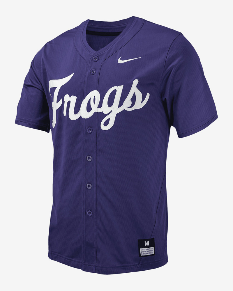 TCU Nike Men's College Replica Baseball Jersey - 1