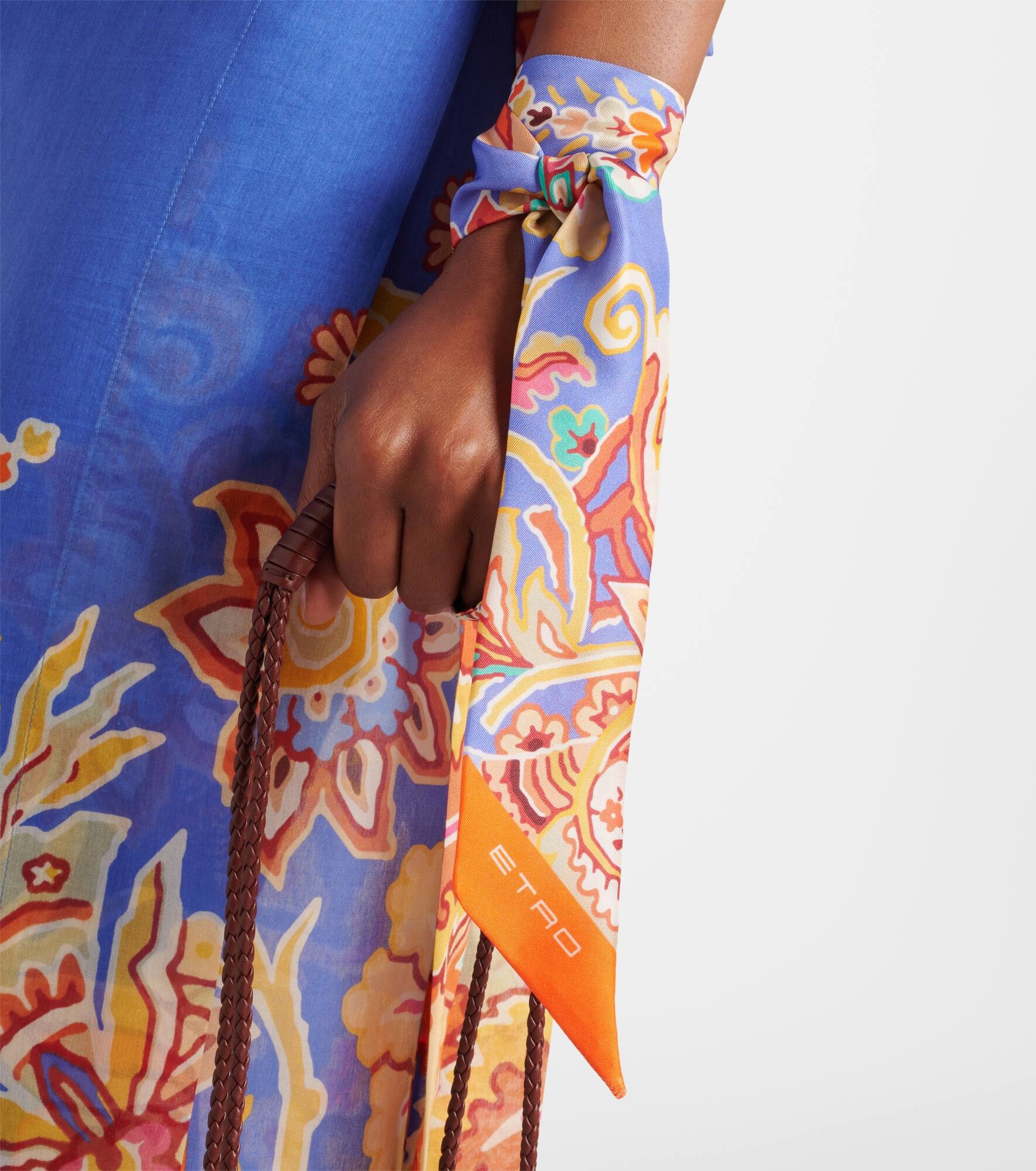 Printed silk twill scarf - 3