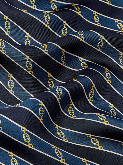 GUCCI Printed Silk-Twill Pocket Square outlook