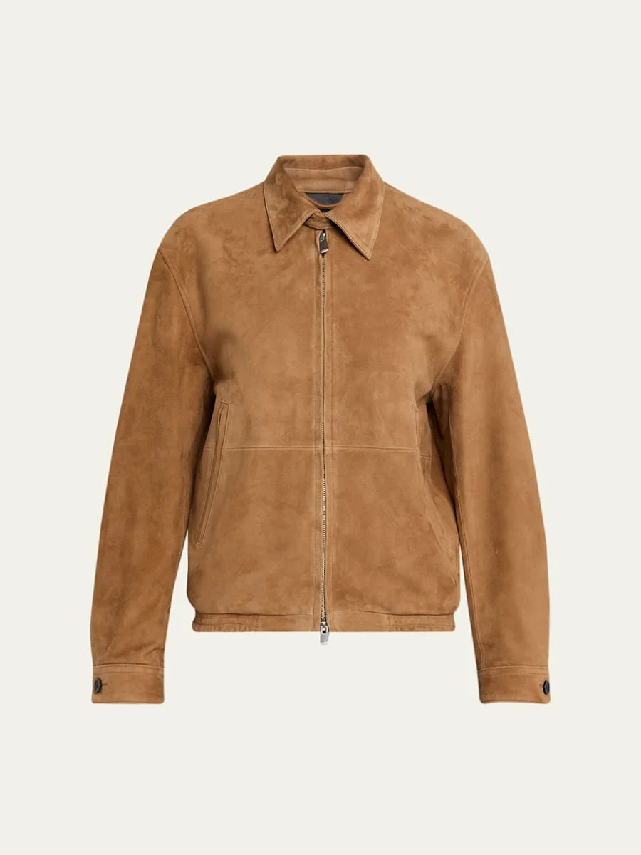 Blouson Goat Suede Jacket - 1