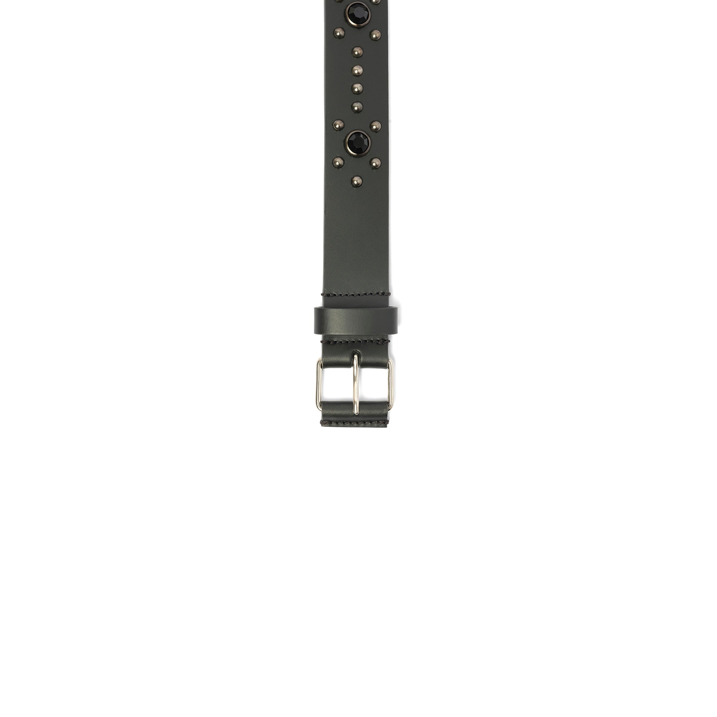 Roll Buckle Belt in Black - 3