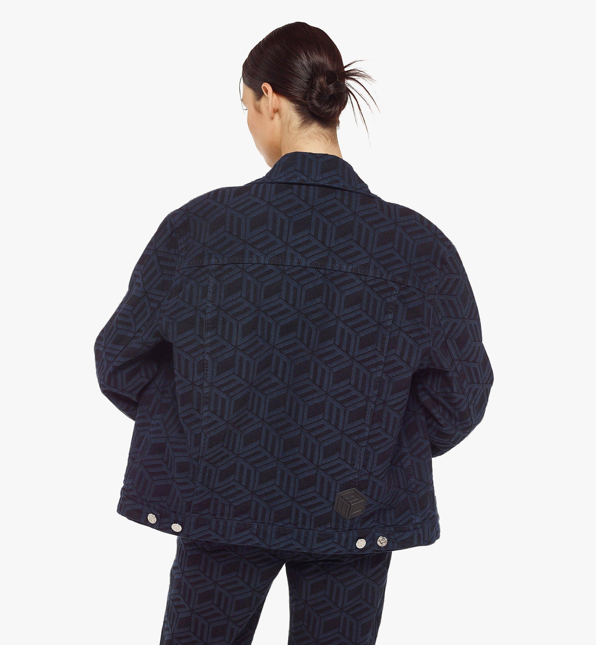 Women’s Cubic Monogram Denim Jacket - 5