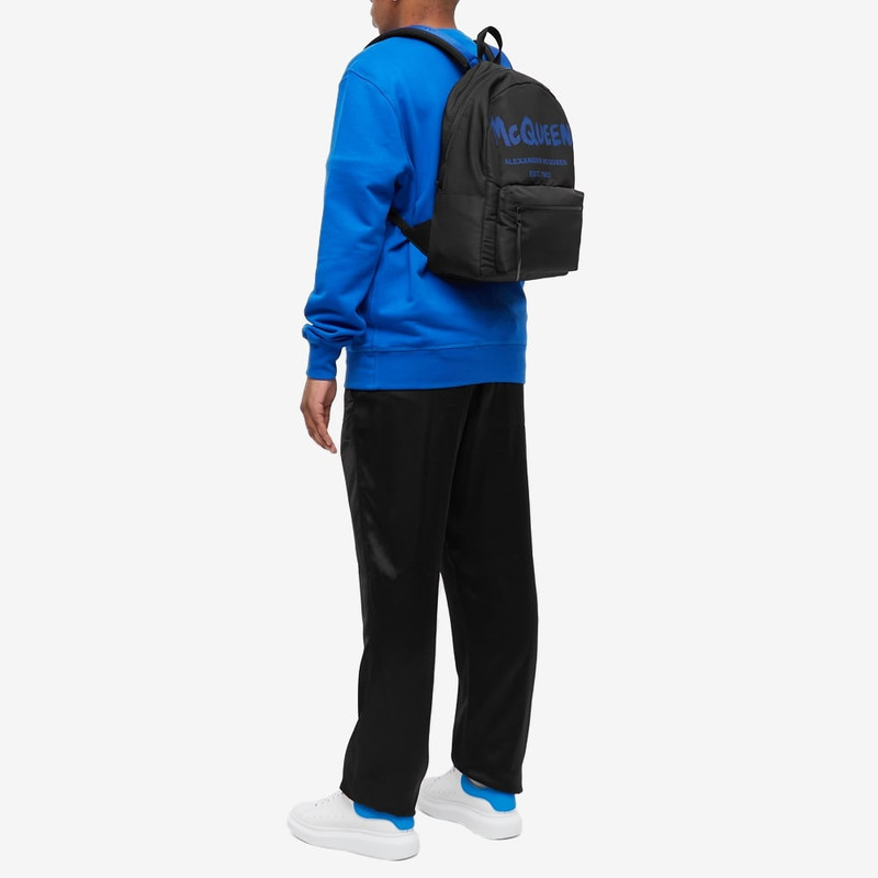Alexander McQueen Alexander McQueen Graffitti Logo Backpack outlook