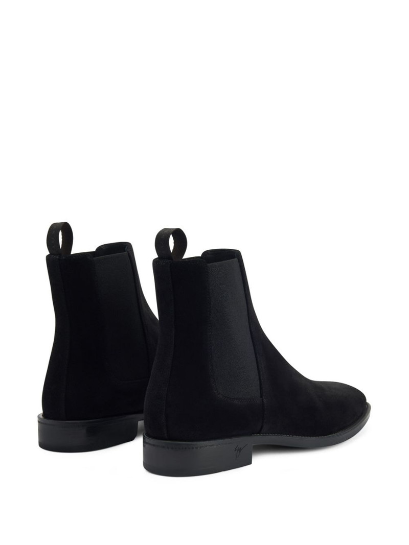 Ryim elasticated-panel velvet boots 3