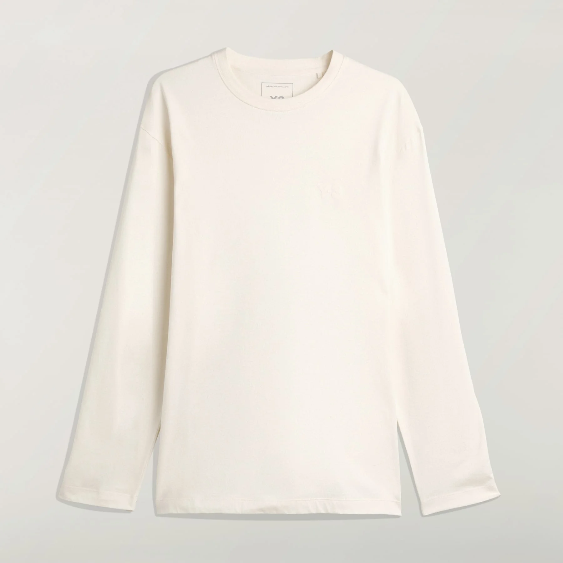 Y-3 LOGO LONG SLEEVE TEE - 1