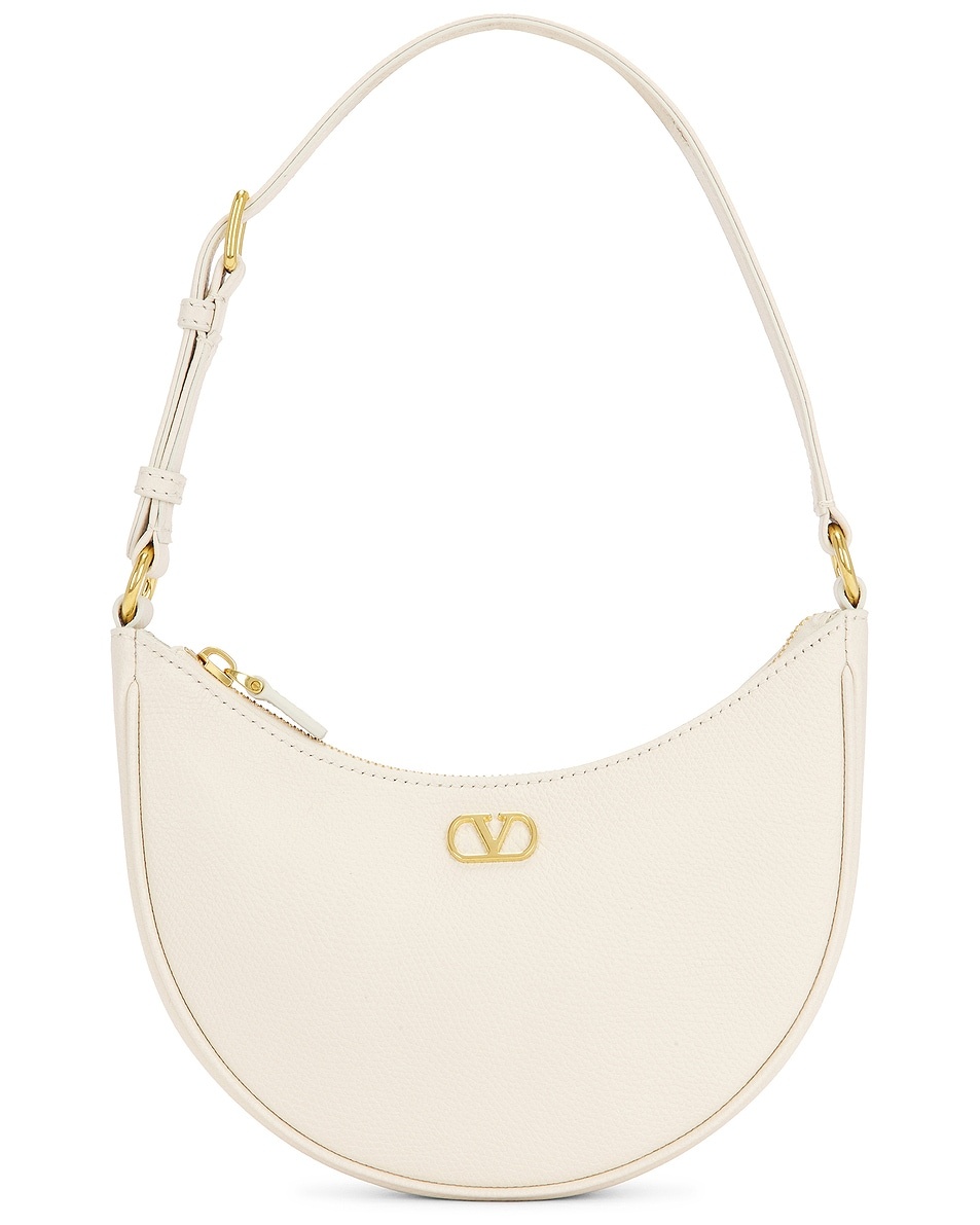 Valentino V Logo Signature Mini Hobo Bag | forward | REVERSIBLE