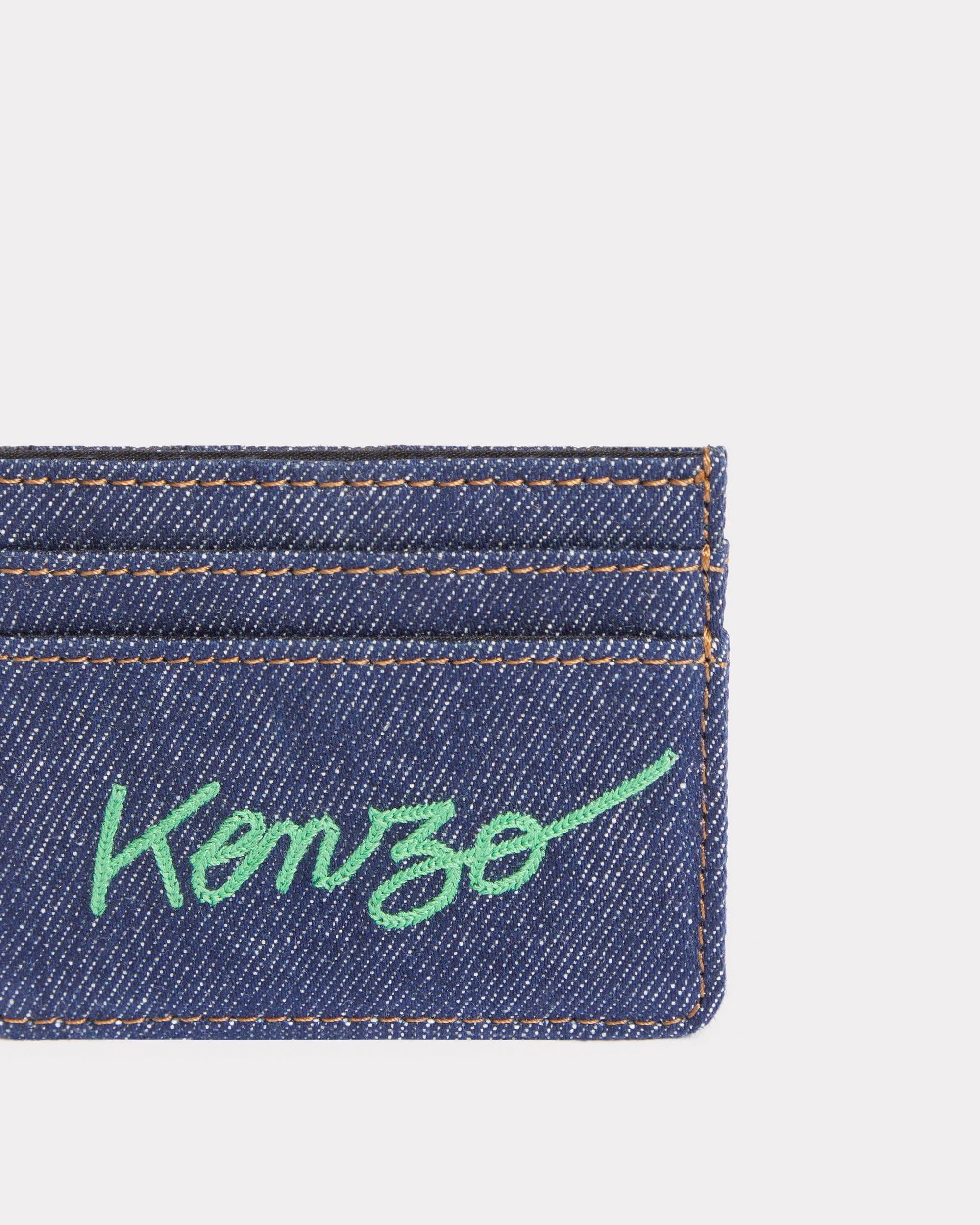 KENZO x LEVI'S® denim card holder - 3