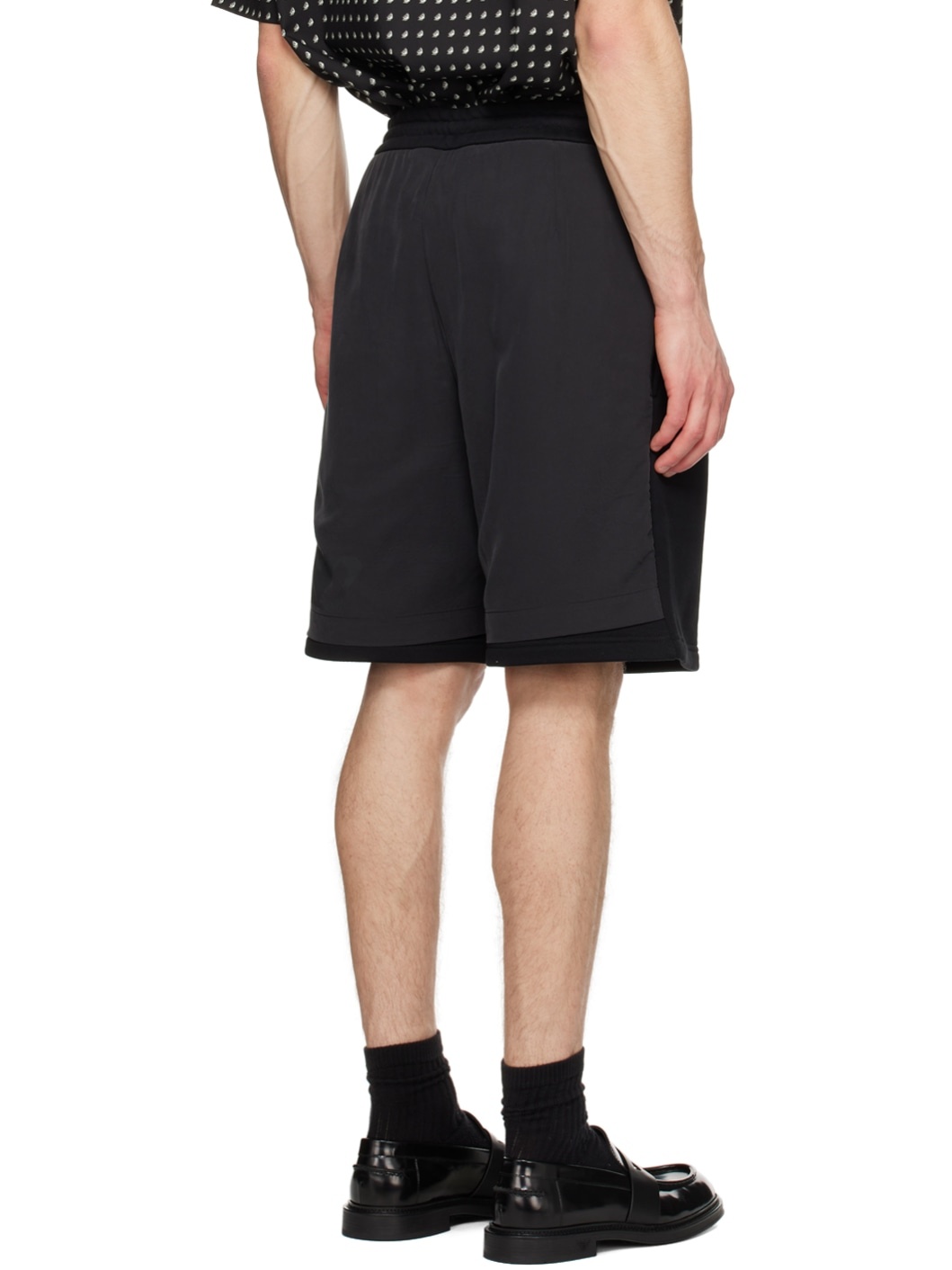 Black Layered Shorts - 3