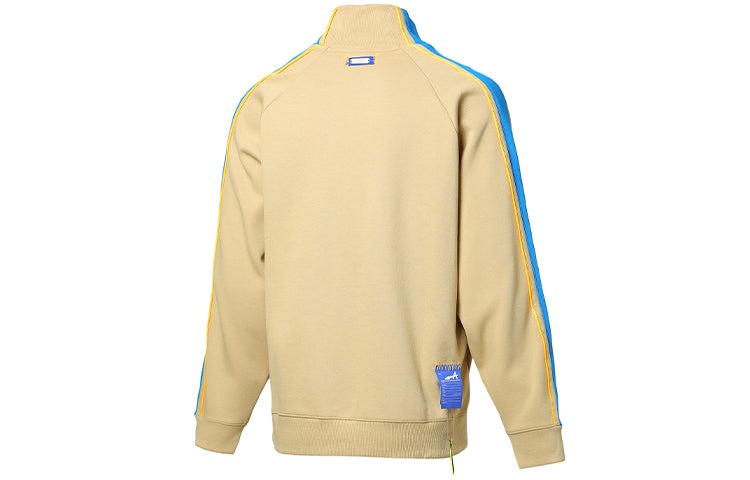 PUMA x ADER ERROR Unisex Stand-up Collar Sweatshirt Khaki 595538-49 - 2
