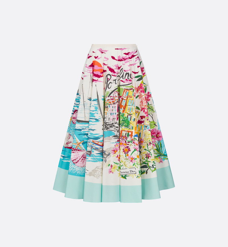 Dior Souvenir Mid-Length Flared Skirt 1