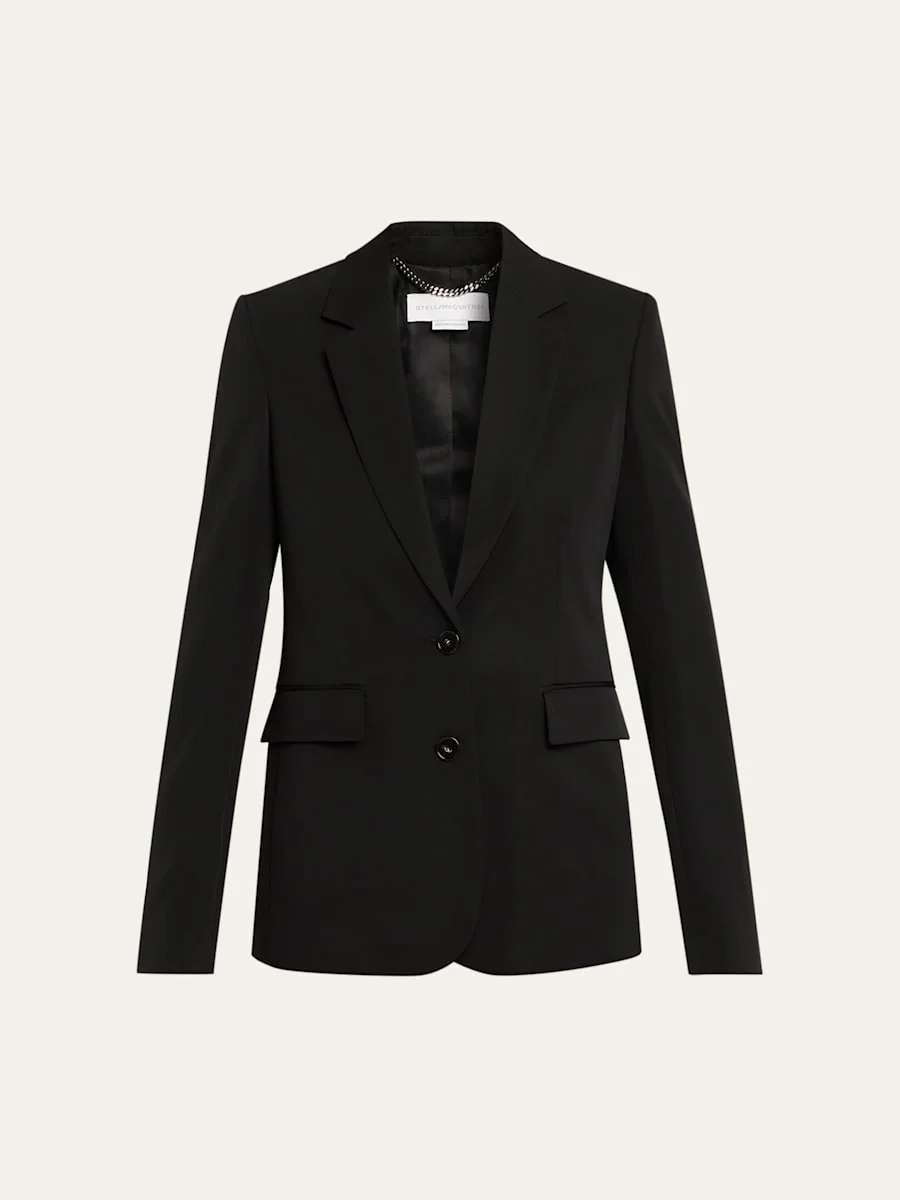 Iconic Single-Breasted Blazer Jacket - 1