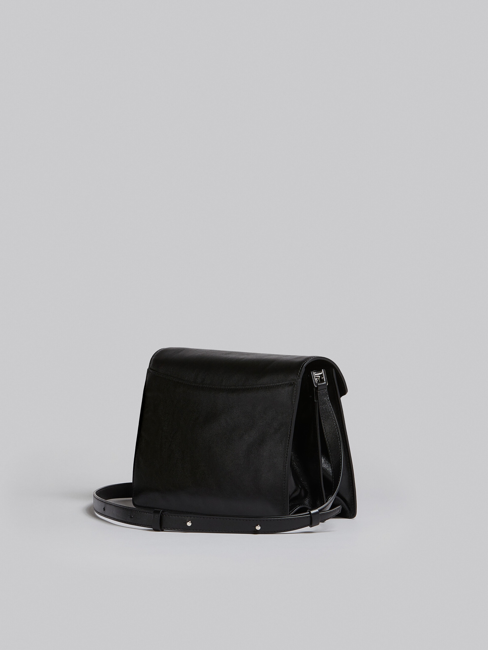 TRUNK SOFT LARGE BAG IN BLACK LEATHER - 3
