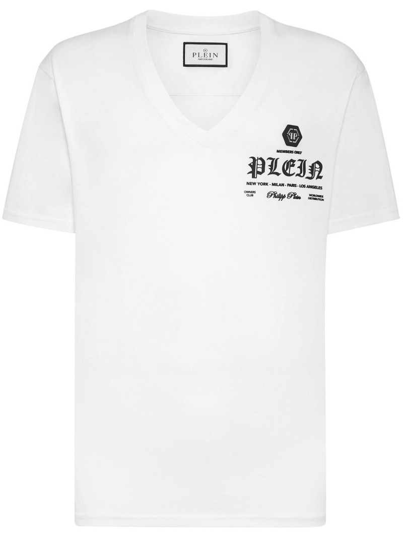 logo-print cotton T-shirt 1