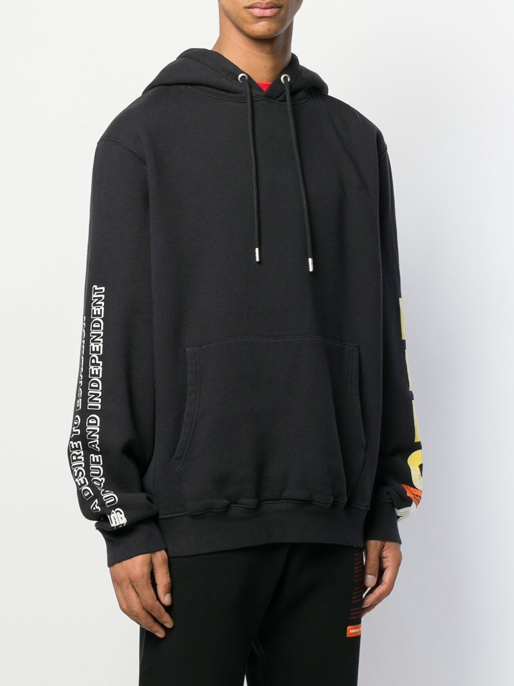 Flame face hoodie - 4
