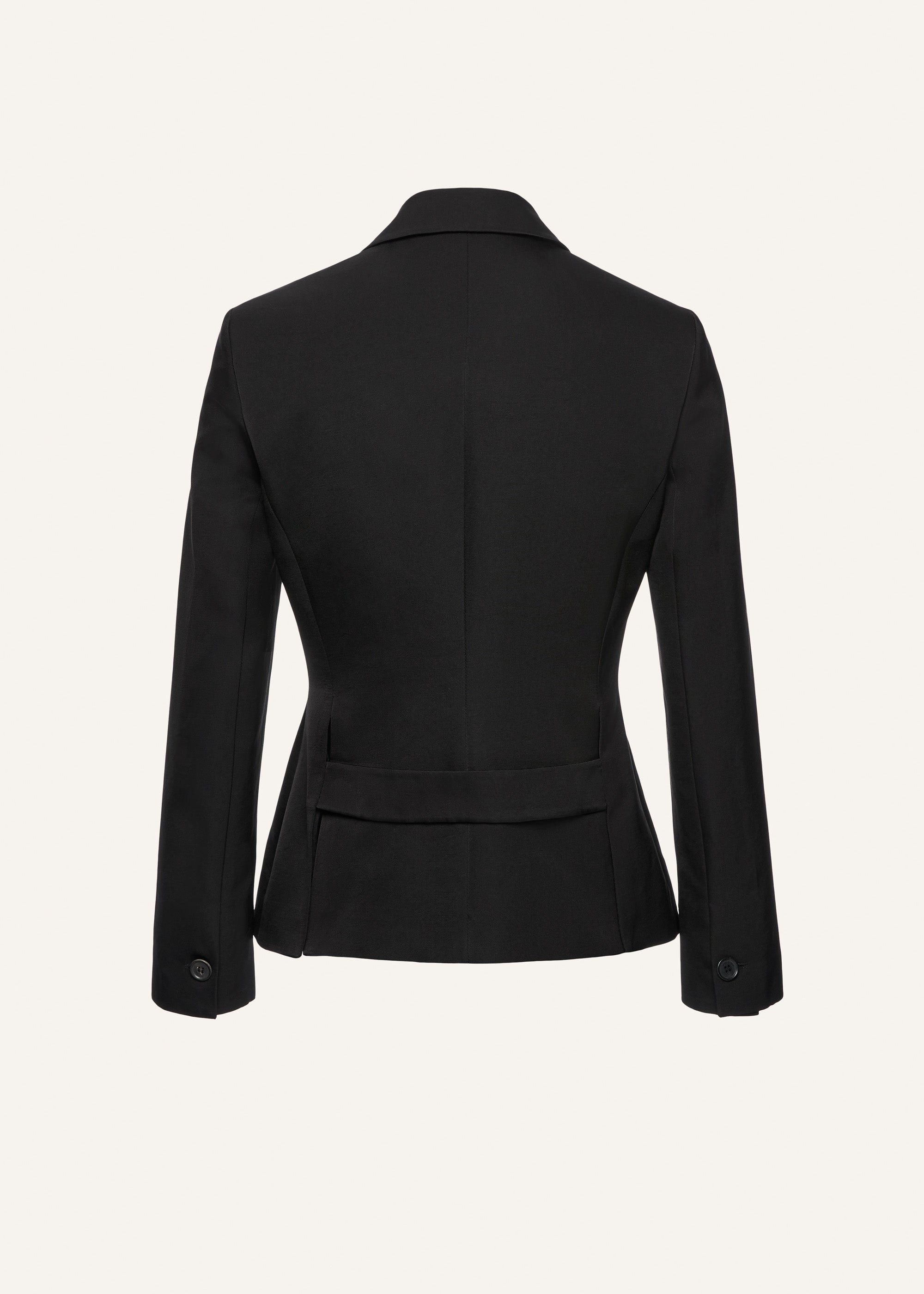 Classic button-up blazer in black - 2