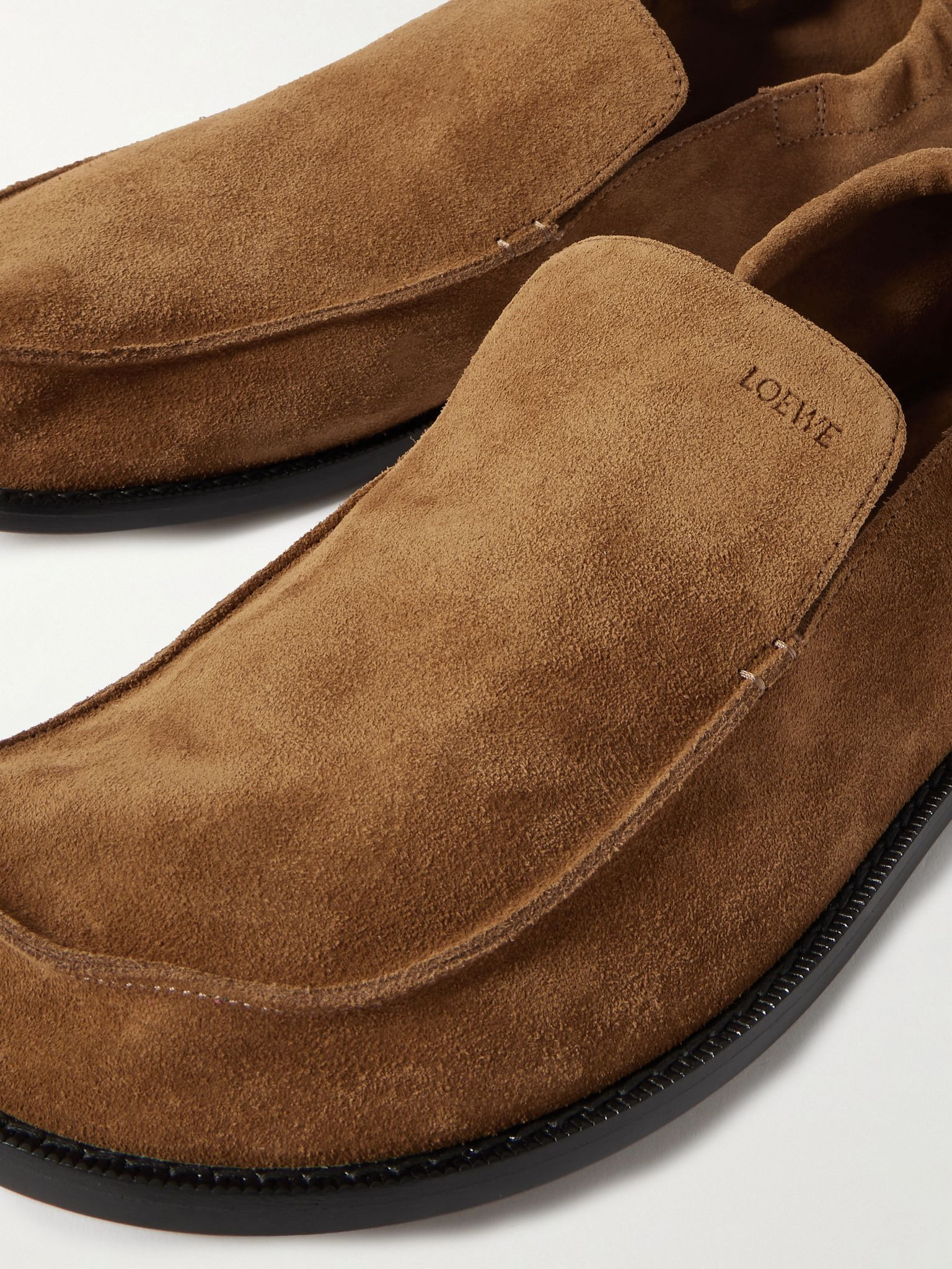 Flex Suede Loafers Brown - 5